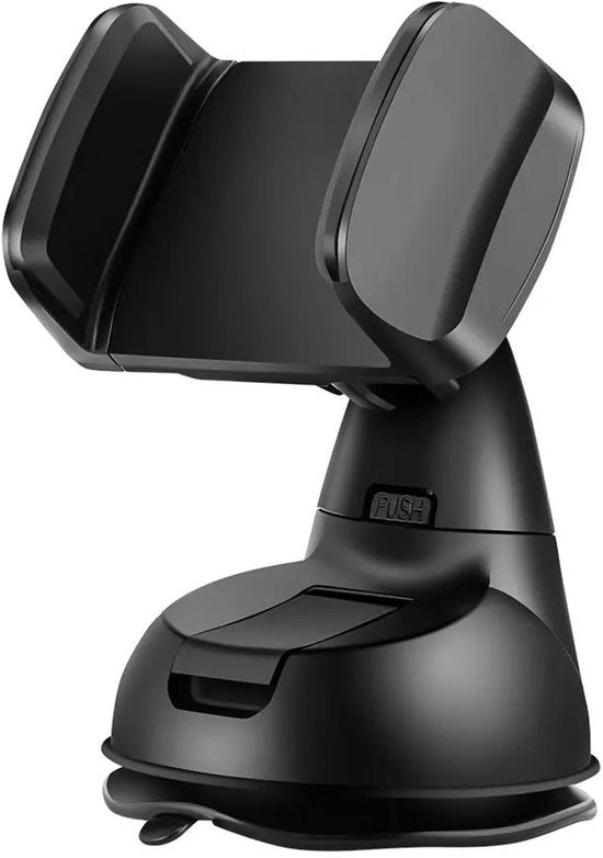 Telefoonhouder auto – Zuignap Dashboard & Raam – Verstelbaar – 360° Draaibaar – Zwart-Ilumina Benelux