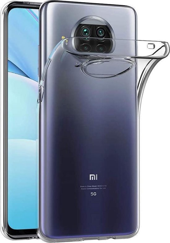 Xiaomi Mi 10T Lite Hoesjes – Siliconen Backcover – Transparant – Soft TPU – Schokbestendig-Ilumina Benelux