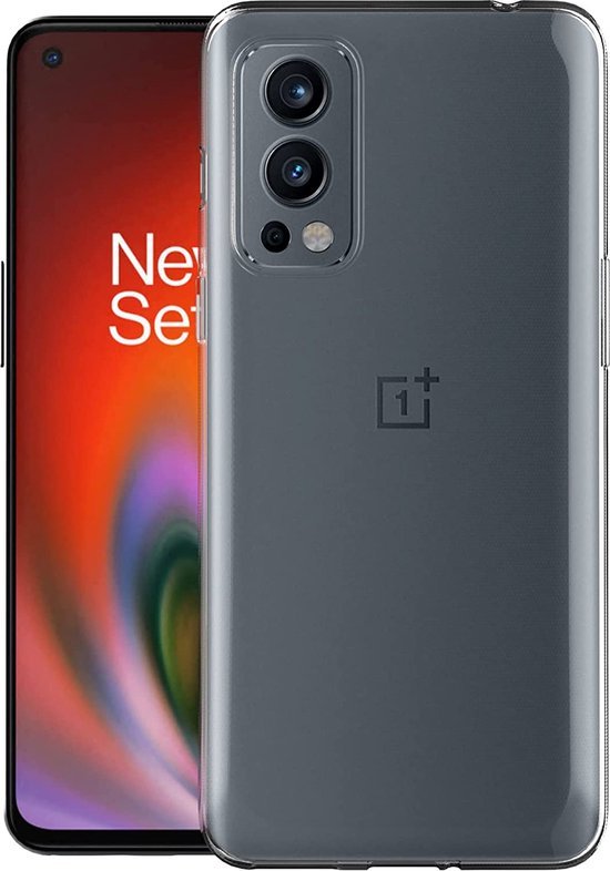 OnePlus Nord 2 5G Hoesjes – Siliconen Backcover – Soft Silicone – Schokbestendig – Transparant-Ilumina Benelux