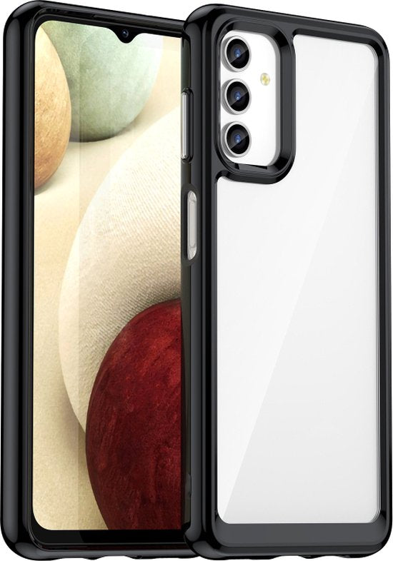 Samsung Galaxy A13 5G Hoesjes – Hybride Backcover – TPU Bumper – Harde Acryl Achterkant – Transparant-Ilumina Benelux