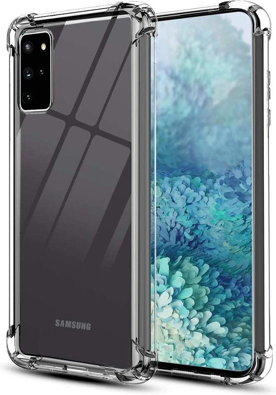 Samsung Galaxy S20 Plus Hoesjes – Siliconen Backcover – Schokbestendig – Transparant-Ilumina Benelux
