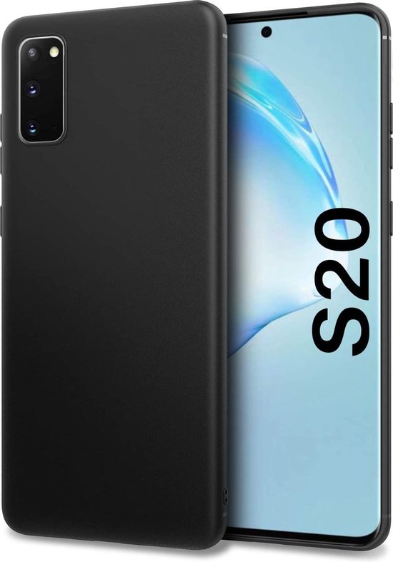 Samsung Galaxy S20 FE Hoesjes – Siliconen Backcover – Soft Touch – Schokbestendig – Zwart-Ilumina Benelux