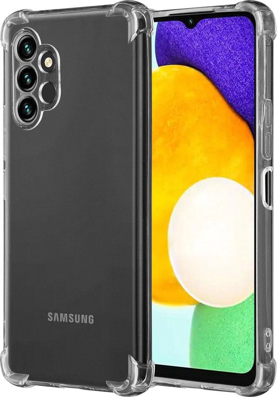 Samsung Galaxy A13 4G / A32 5G Hoesjes – Siliconen Backcover – Schokbestendig – Camera & Lens Bescherming – Transparant-Ilumina Benelux