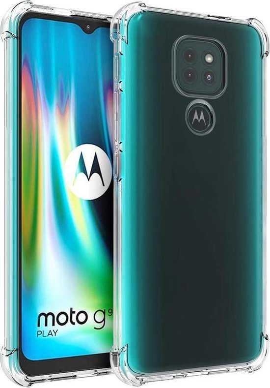 Motorola Moto G9 Play / E7 Plus Hoesjes – Siliconen Backcover – Schokbestendig – Transparant-Ilumina Benelux