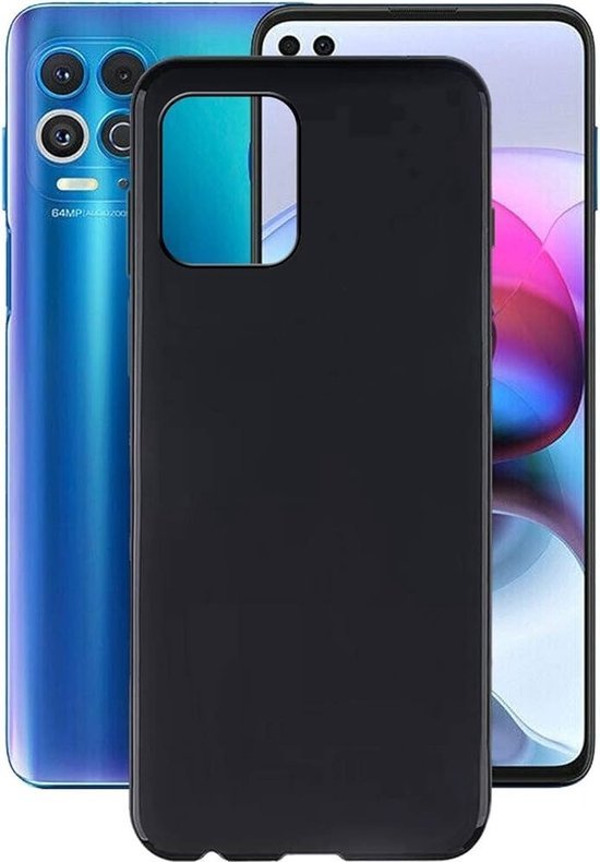 Motorola Moto G100 Hoesjes – Siliconen Backcover – Schokbestendig – Zwart-Ilumina Benelux