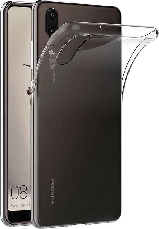 Huawei P20 Hoesjes – Siliconen Backcover – Transparant – Flexibel – Anti Kras-Ilumina Benelux