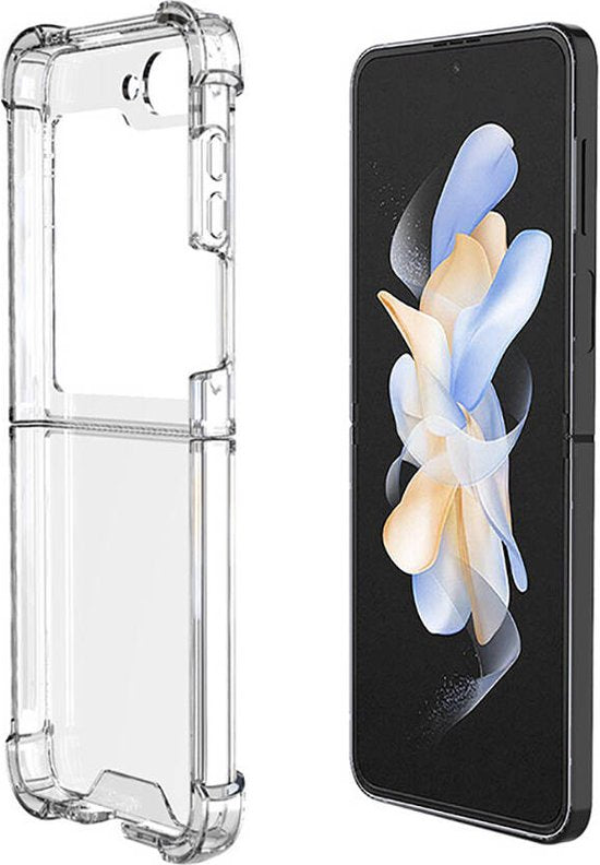 Samsung Galaxy Z Flip 6 / Flip 7 FE Hoesjes – Siliconen Backcover – Schokbestendig – Transparant-Ilumina Benelux