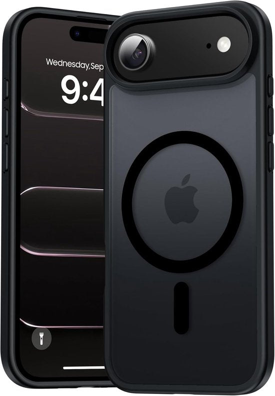 iPhone Air Hoesjes – MagSafe-Compatibele Magnetische Backcover – Krasbestendig – Slank Design – Zwart-Ilumina Benelux