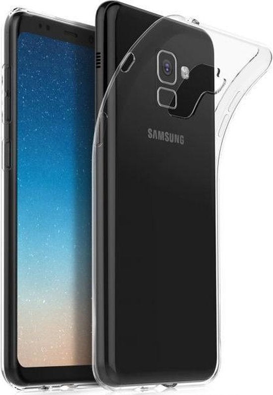 Samsung Galaxy A8 2018 Hoesjes – Siliconen Backcover – Soft Case – Transparant-Ilumina Benelux