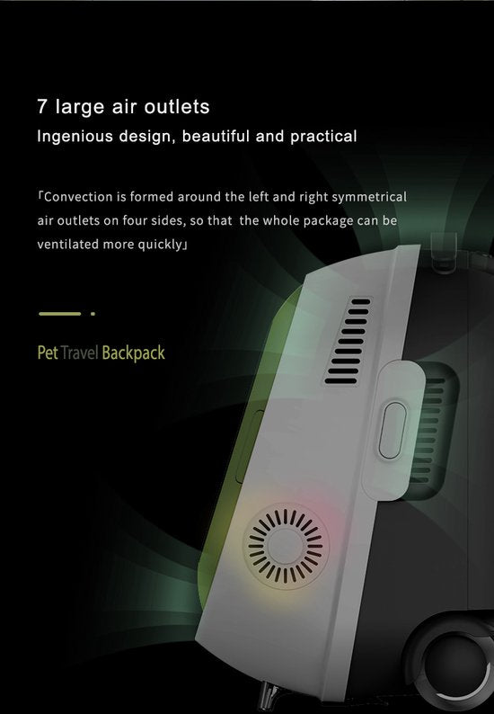 Kattentas | Huisdiertas | katten honden reistas | dieren transport tas | rugzak | draagtas | rug dierentas voor huisdieren met zwenkwielen - honden en katten