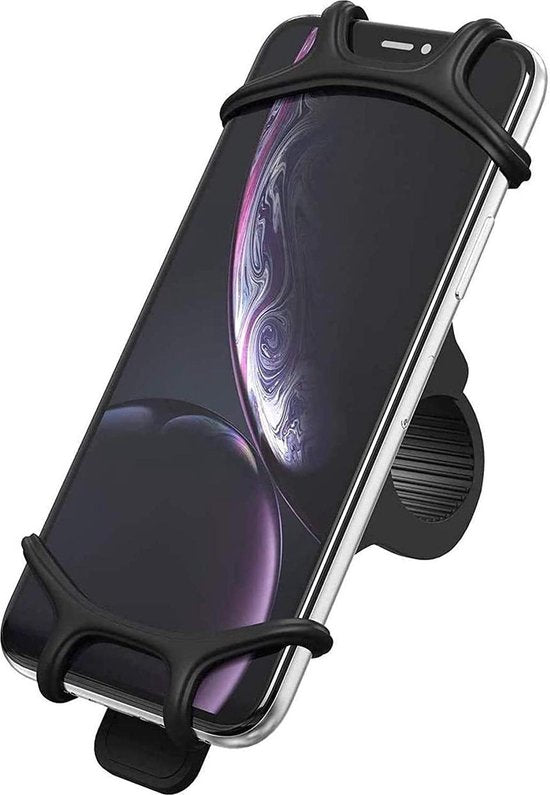 Telefoonhouder fiets – Universeel 4-6.5 inch – Stevige klem – Anti-slip – Zwart-Ilumina Benelux