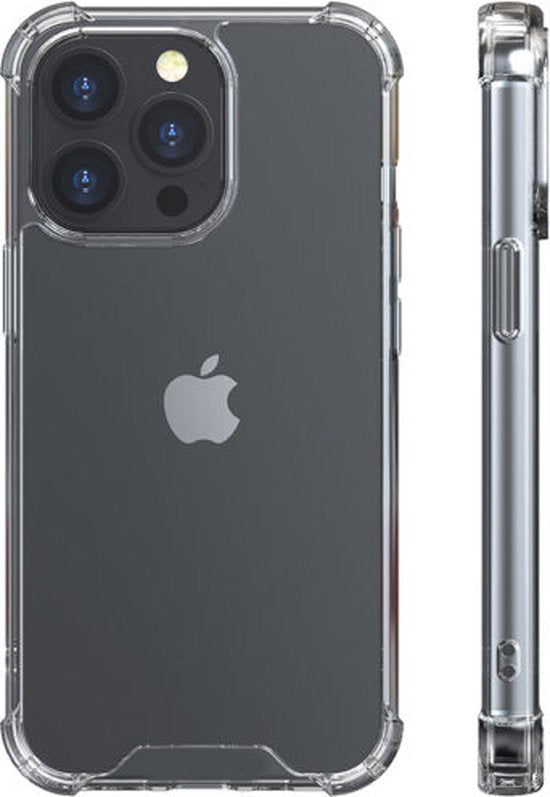 iPhone 12 Hoesjes – Crystal Clear Backcover – Schokbestendig – Inclusief Screenprotector – Transparant-Ilumina Benelux