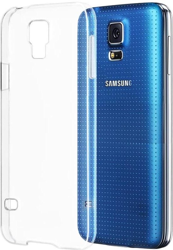 Soft Backcover Hoesje Geschikt voor: Samsung Galaxy S5 - Silicone - Transparant