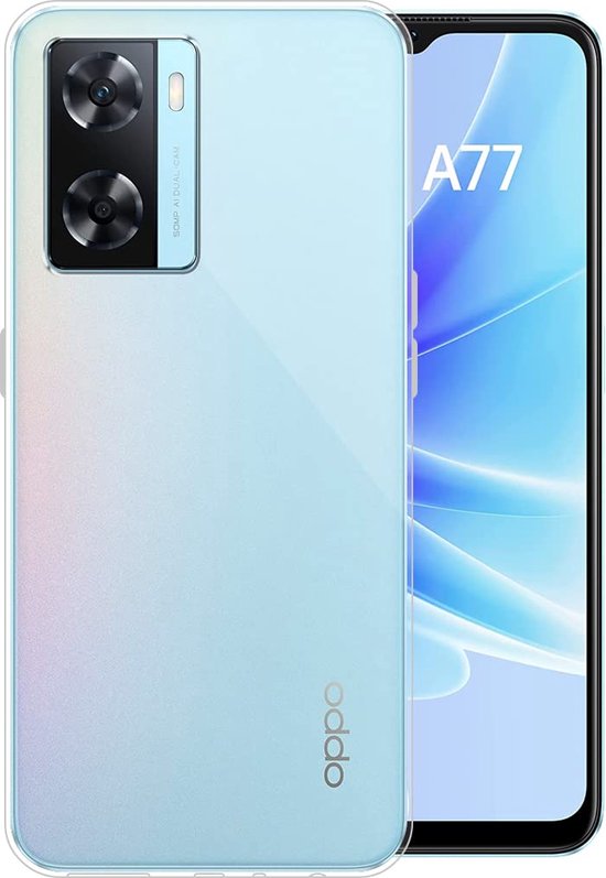 Oppo A77 Hoesjes – Siliconen Backcover – Flexibel – Transparant-Ilumina Benelux