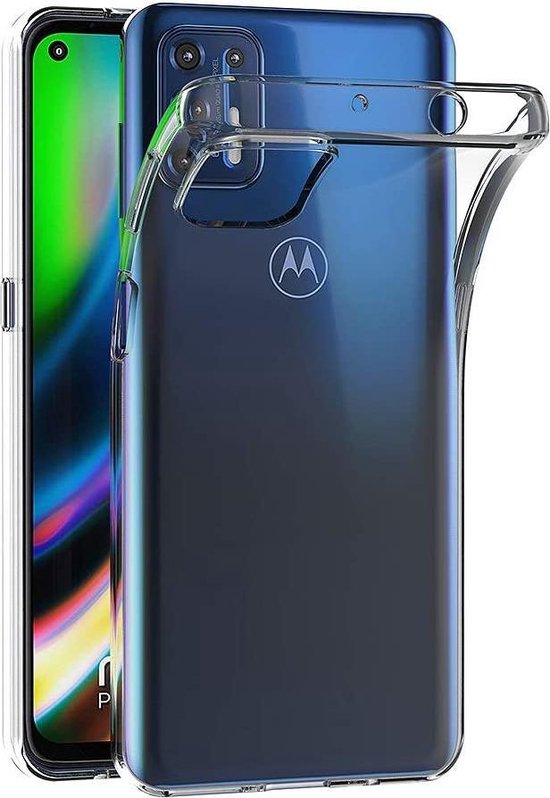 Motorola Moto G9 Plus Hoesjes – Siliconen Backcover – Transparant – Flexibel – Anti Kras-Ilumina Benelux