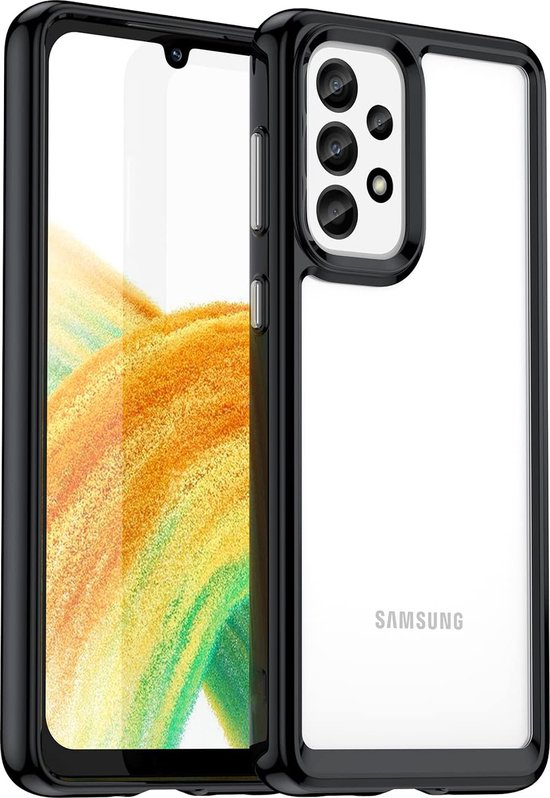 Samsung Galaxy A32 5G Hoesjes – Transparante Acryl Hardcase Backcover – TPU Bumper – Schokbestendig – Helder-Ilumina Benelux