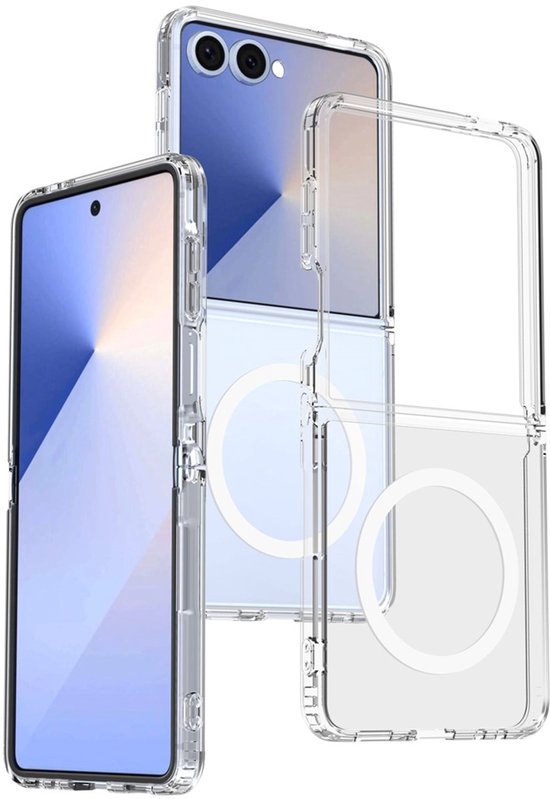 Samsung Galaxy Z Flip 7 Hoesjes – Transparante TPU Backcover – MagSafe Compatibel – Schokbestendig – Dun & Flexibel-Ilumina Benelux