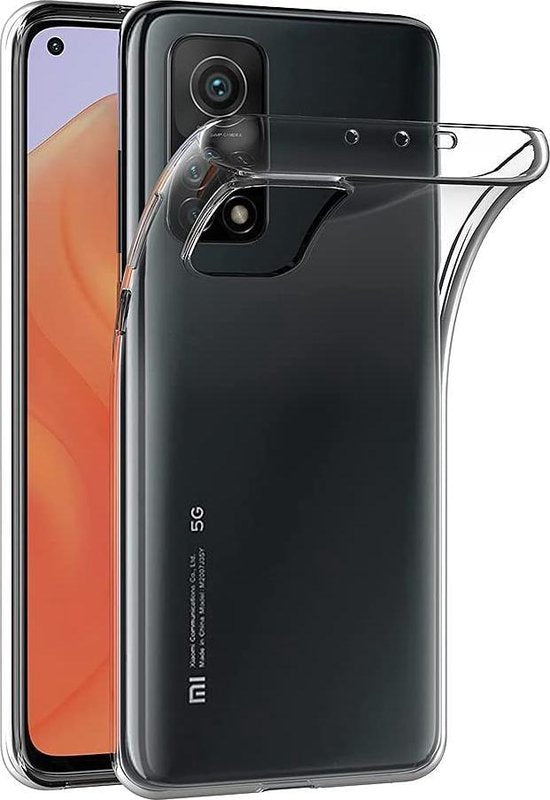 Xiaomi Mi 10T Pro Hoesjes – Siliconen Backcover – Soft TPU – Schokbestendig – Transparant-Ilumina Benelux