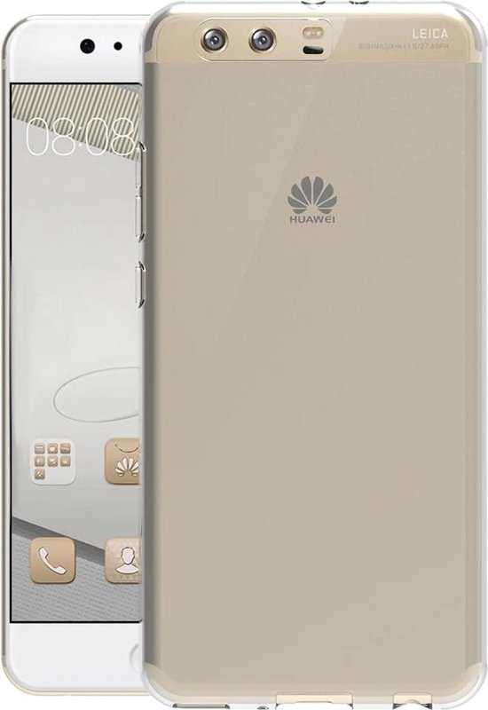 Huawei P10 Plus Hoesjes – Siliconen Backcover – Transparant – Flexibel – Anti Kras-Ilumina Benelux