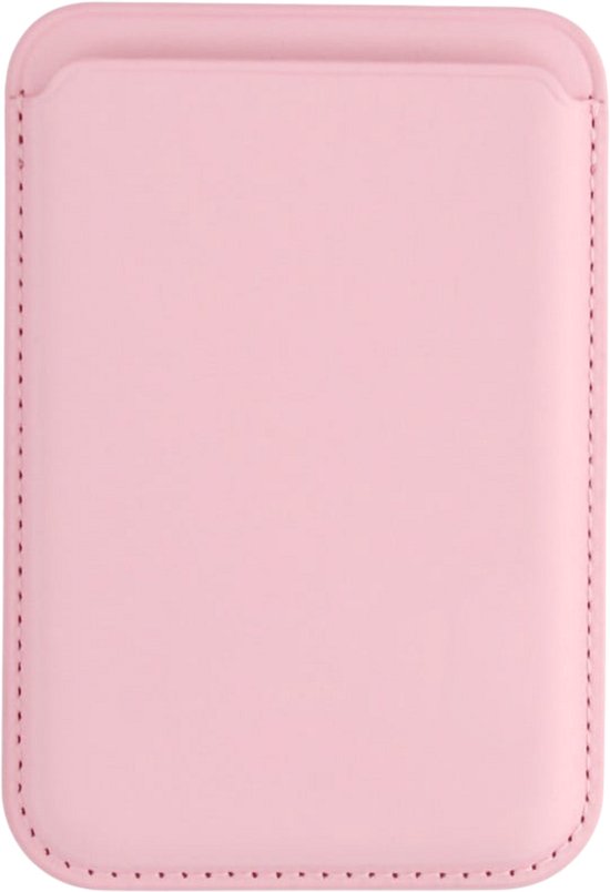 iPhone 15 Plus Hoesjes – Anti-Shock Backcover – MagSafe – Magnetische Pasjeshouder – Lichtroze-Ilumina Benelux