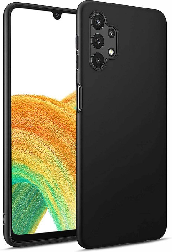 Samsung Galaxy A33 5G Hoesjes – Siliconen Backcover – Flexibel – Schokbestendig – Zwart-Ilumina Benelux