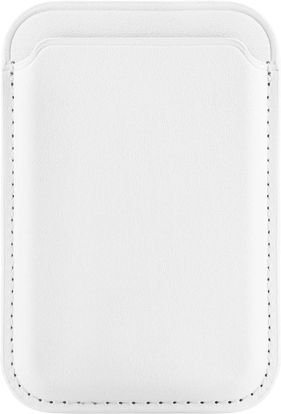iPhone 14 Pro Max Hoesjes – Anti-shock Backcover – MagSafe – Magnetische Pasjeshouder – Wit-Ilumina Benelux