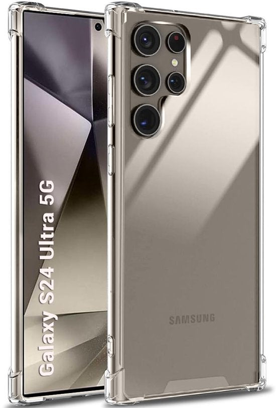 Samsung Galaxy S24 Ultra Hoesjes – Ultra-Hybrid Backcover – Schokbestendig – Crystal Clear Transparant-Ilumina Benelux