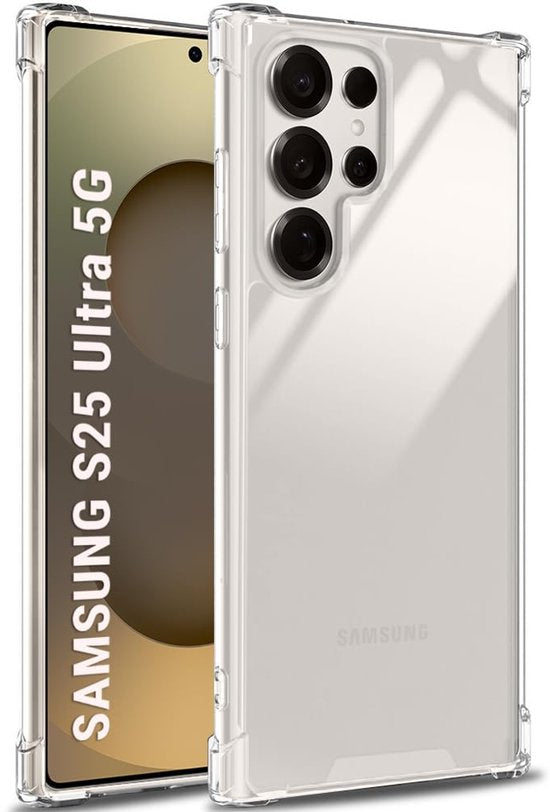Samsung Galaxy S25 Ultra Hoesjes – Ultra-Hybrid Backcover – Schokbestendig – Crystal Clear Transparant-Ilumina Benelux