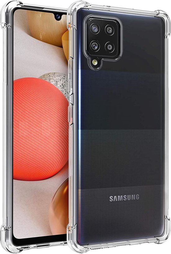 Samsung Galaxy A42 5G Hoesjes – Siliconen Backcover – Schokbestendig – Transparant-Ilumina Benelux