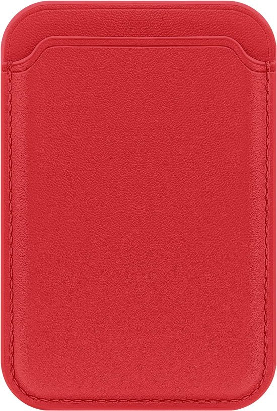 iPhone 14 Plus Hoesjes – Anti-Shock Backcover met MagSafe – Magnetische Pasjeshouder – Rood-Ilumina Benelux