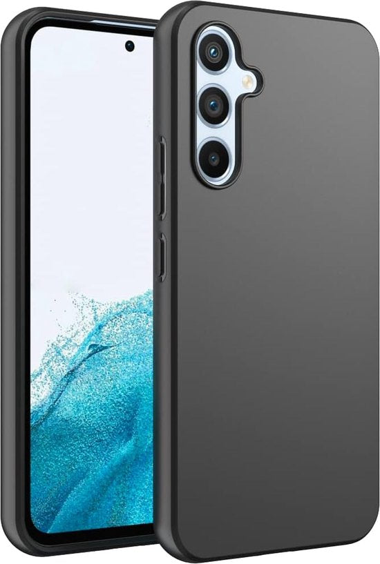 Samsung Galaxy A54 5G Hoesjes – Siliconen Backcover – Soft Touch – Schokbestendig – Zwart-Ilumina Benelux