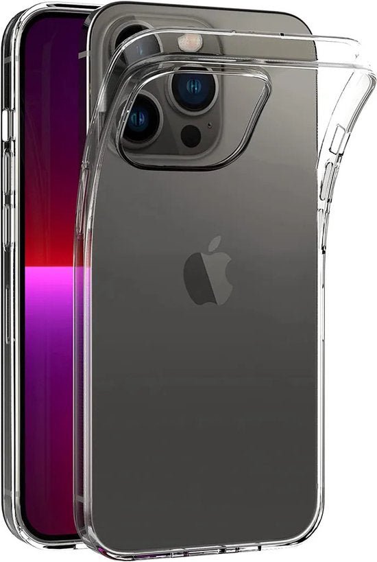 iPhone 12 Mini Hoesjes – Soft TPU Siliconen Backcover – Transparant – Schokbestendig – Dun Design-Ilumina Benelux