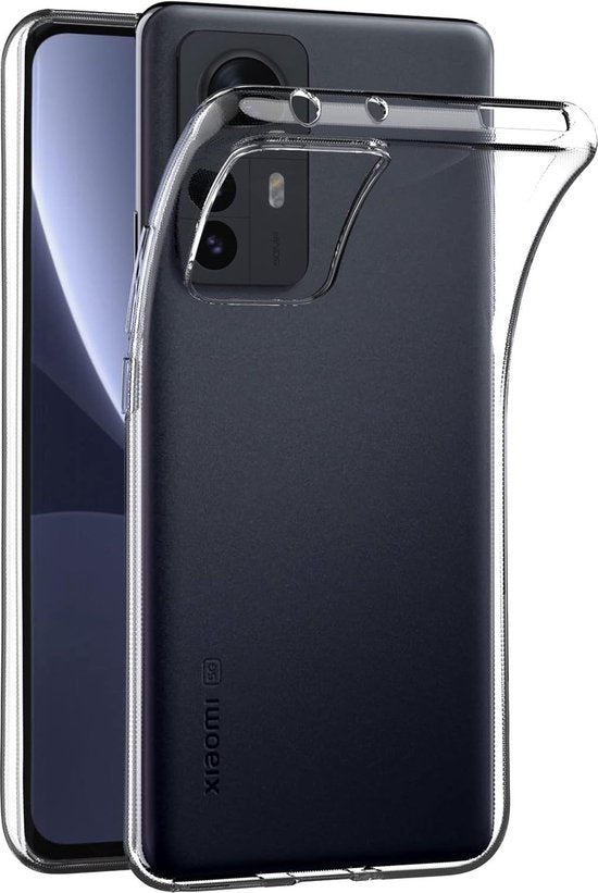 Xiaomi 12 Pro Hoesjes – Flexibele Siliconen Backcover – Transparant – Soft TPU – Anti Kras-Ilumina Benelux