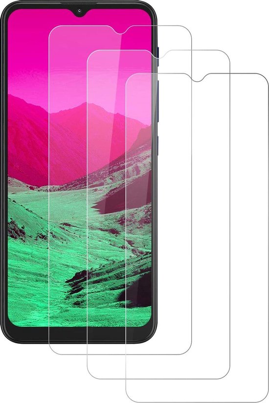 Screenprotector - Geschikt voor Motorola G9 Play - 9H Glas (3-Pack)