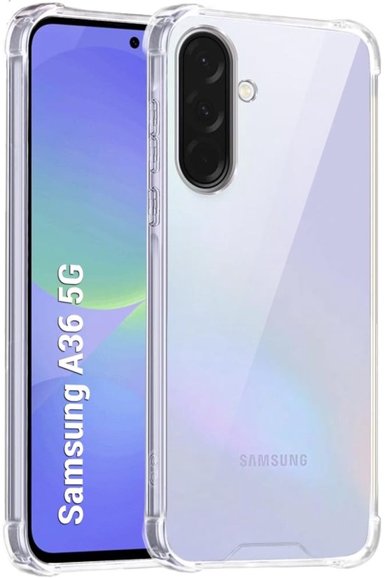 Samsung Galaxy A36 Hoesjes – Ultra-Hybrid Backcover – Schokbestendig – Crystal Clear Transparant-Ilumina Benelux