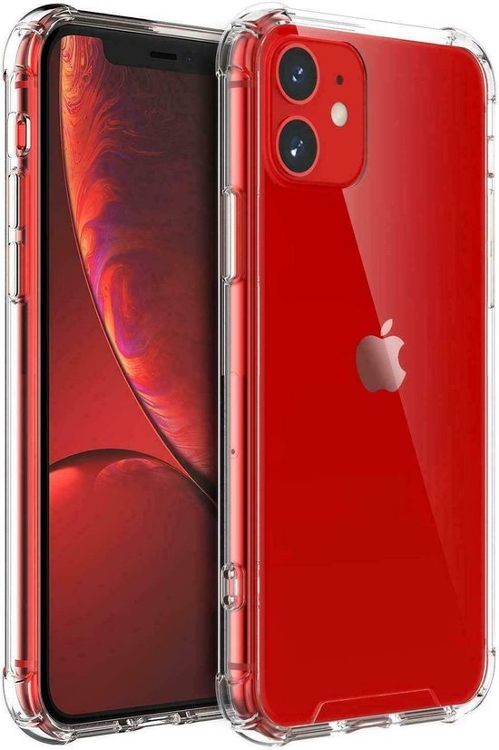 iPhone 12 Pro Hoesjes – Siliconen Backcover – Schokbestendig – Transparant-Ilumina Benelux