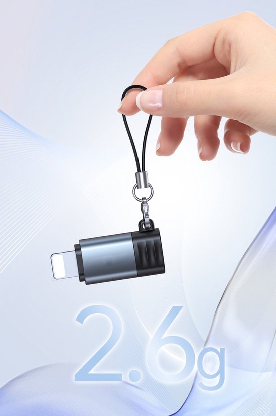 USB-C naar Lightning Adapter – Converter – Geschikt voor iPhone en iPad – 2.4A Snelladen – 480 Mbps Dataoverdracht-USB-Kabels-Ilumina Benelux
