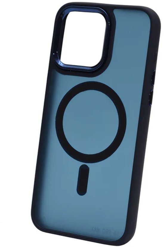 iPhone 16 Plus Hoesjes – Magnetische Backcover – MagSafe Compatibel – Schokbestendig – Blauw-Ilumina Benelux
