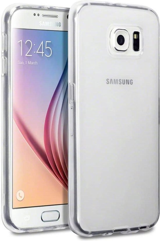Samsung Galaxy S6 Hoesjes – Flexibele Siliconen Backcover – Transparant – Schokbestendig – Soft TPU-Ilumina Benelux