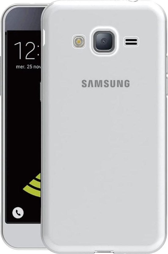 Soft Backcover Hoesje Geschikt voor: Samsung Galaxy J3 2016 - Silicone - Transparant