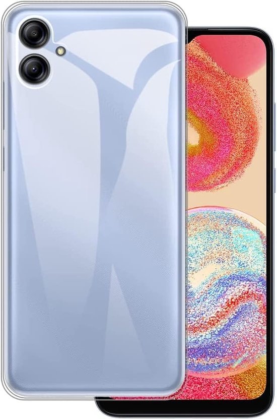 Samsung Galaxy A04E Hoesjes – Transparante Siliconen Backcover – Flexibel – Schokbestendig-Ilumina Benelux