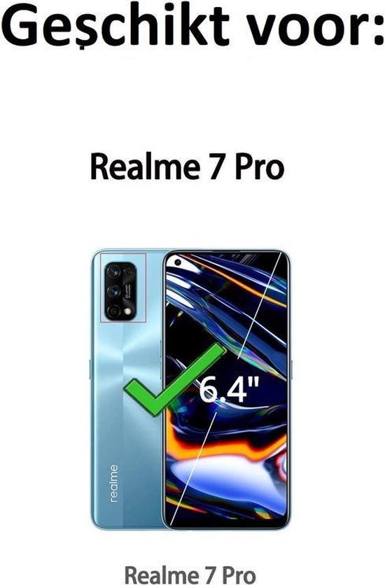 Realme 7 Pro Hoesjes – Portemonnee Book Case – Pasjeshouder – Magneetsluiting – Goud-Ilumina Benelux