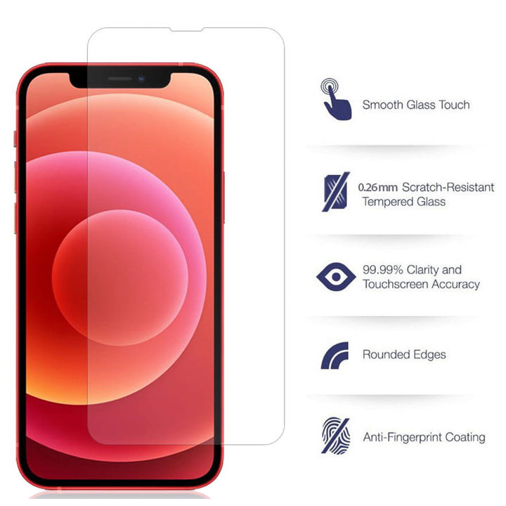 iPhone 13 Mini Screenprotector Gehard 9H – Anti-kras – Tempered Glas – 3-Pack-Ilumina Benelux