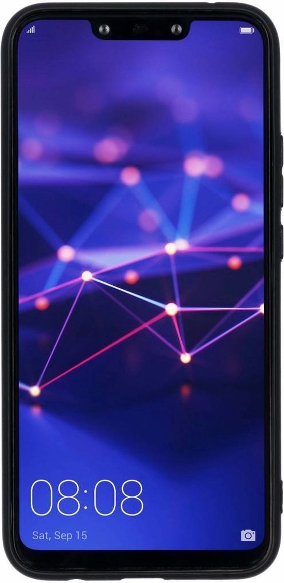 Huawei Mate 20 Lite Hoesjes – Siliconen Backcover – Soft TPU – Schokbestendig – Zwart-Ilumina Benelux