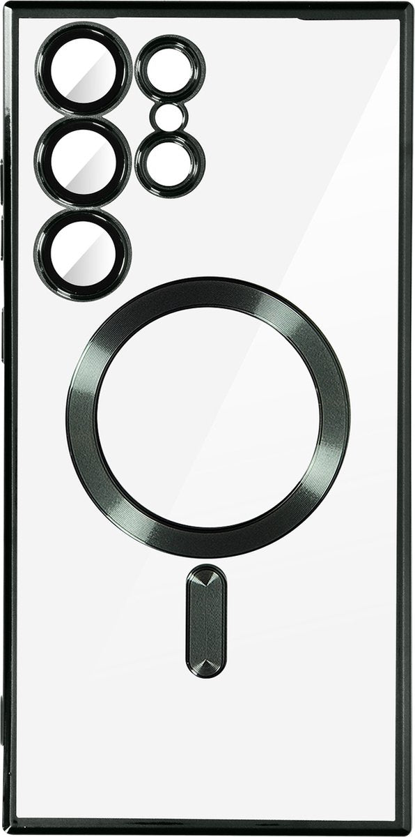 Samsung Galaxy S23 Ultra Hoesjes – MagSafe Backcover – Magnetisch – Schokbestendig – Groen-Ilumina Benelux
