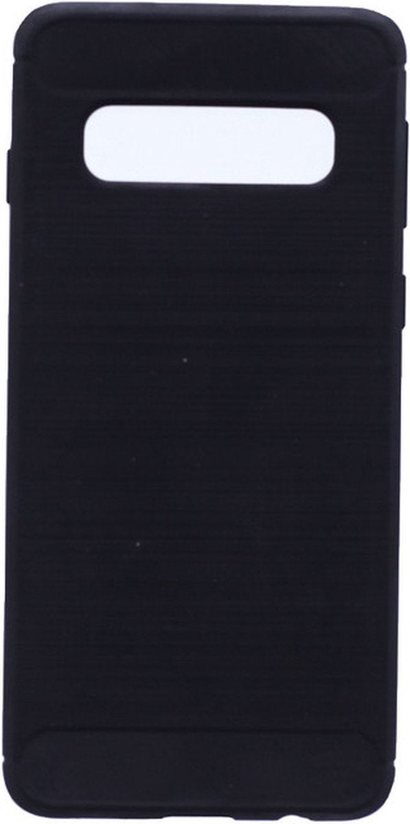 Samsung Galaxy S10 Hoesjes – Siliconen Backcover – Schokbestendig – Anti Shock – Zwart-Ilumina Benelux
