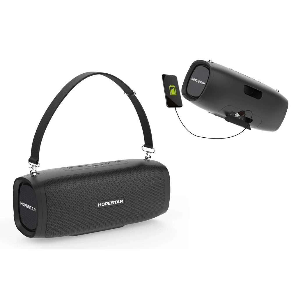 Hopestar A6 Party Bluetooth Speaker met LED Verlichting – Draadloze Party Speaker – Zwart-Ilumina Benelux