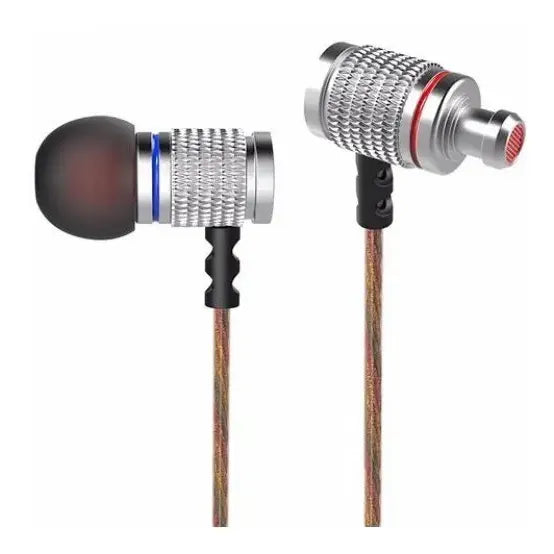 Mingge Mega Bass In-Ear Oordopjes met Microfoon – 3.5mm Stereo Headset – Zilver-Ilumina Benelux