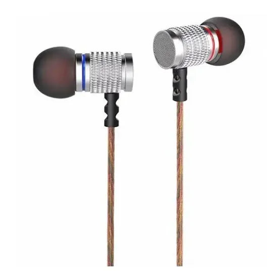 Mingge Mega Bass In-Ear Oordopjes met Microfoon – 3.5mm Stereo Headset – Zilver-Ilumina Benelux