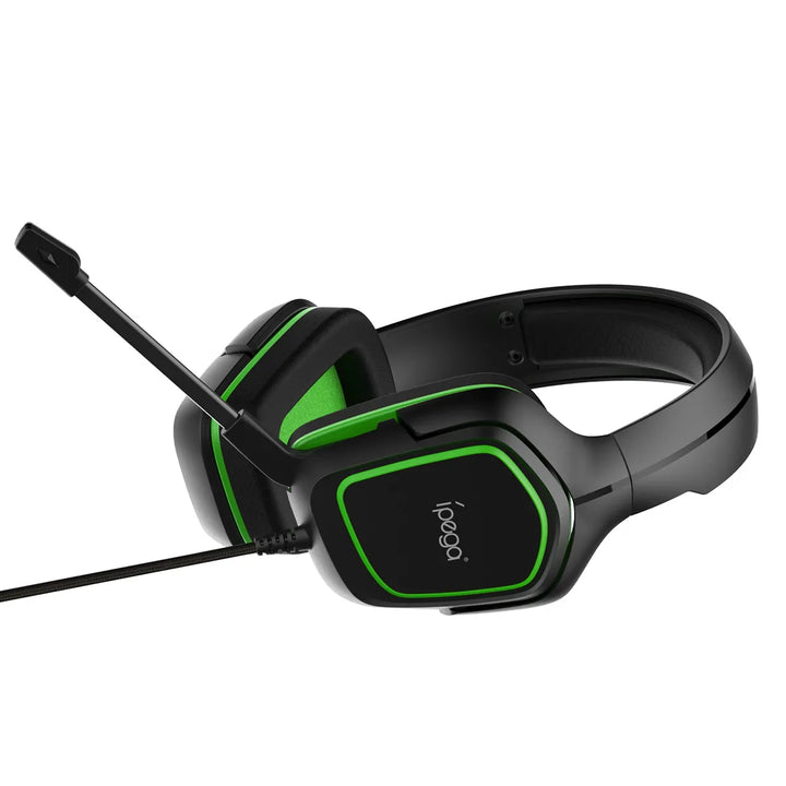 Gaming Headset voor PS5, PS4, Xbox One en PC – Bedrade Gaming Koptelefoon met Microfoon – 2 Meter Kabel – Groen-Ilumina Benelux